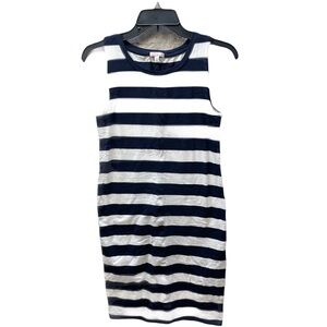 ❤️ GAP NAVY STRIPED MIDI TANK DRESS SIZE XS